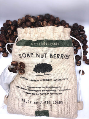 SoapNut Berries for Fresh Clean Laundry with No Fragrance 2.2lbs 330 Loads